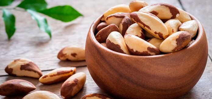 brazil nuts for sweating